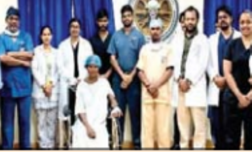 भुवनेश्वर के एम्स ने महिला की बांह से निकाला 7 किलाे का ट्यूमर